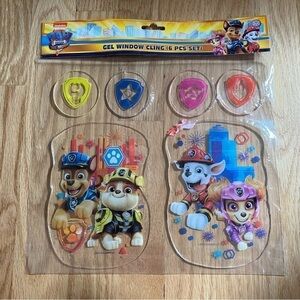 Paw Patrol Christmas Window Clings NEW Decoration Chase Marshall Skye Rubble
